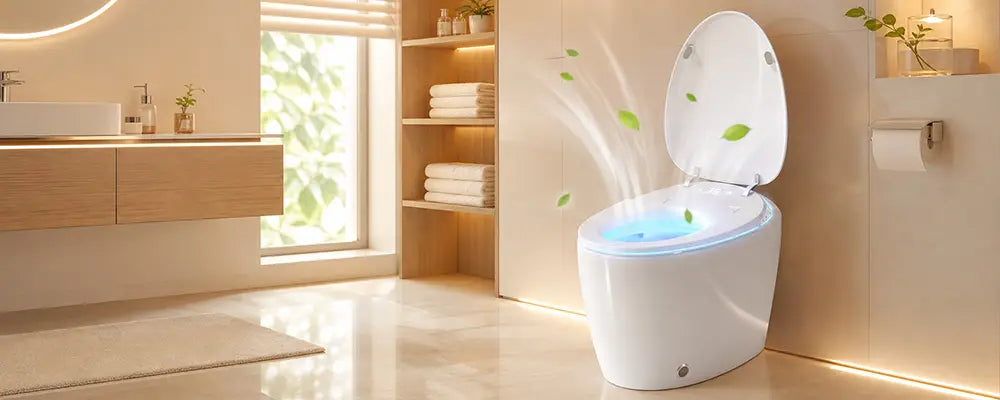 Smart toilet with built-in deodorizing function