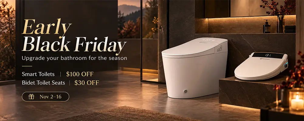 SANYIPACE Early Black Friday 2026 smart toilet and bidet toilet seat deals, November 2–16
