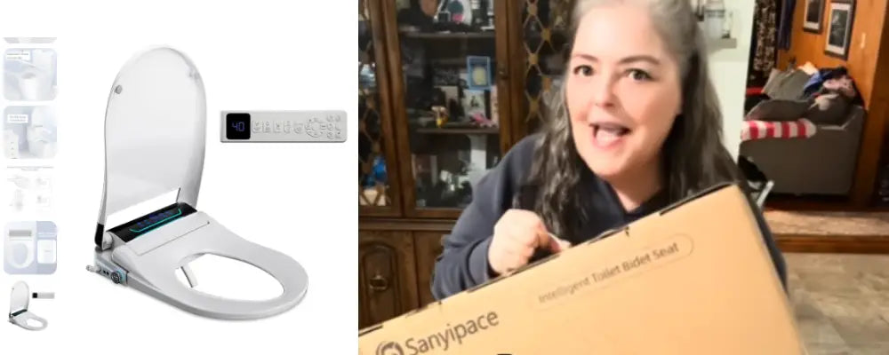 Sanyipace SU01B smart bidet review and unboxing