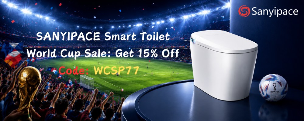 SANYIPACE Smart Toilet World Cup Sale: Get 15% Off