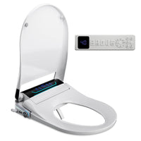 Sanyipace Bidet Toilet Seat with Warm Water, Heated Seat, Auto Open & Close Lid, LED Night Light Elongated Seat | SU01B