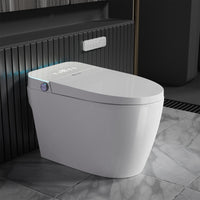 Sanyipace Tankless Smart Toilet ADA Height with Instant Heated Water & Self-Cleaning Nozzle | S001W
