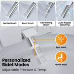 smart toilet with built-in bidet​