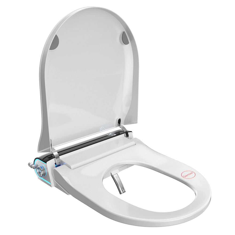 Sanyipace Compact Smart Bidet Toilet Seat with Warm Water, Heated Seat, Warm Air Dryer | SU03B