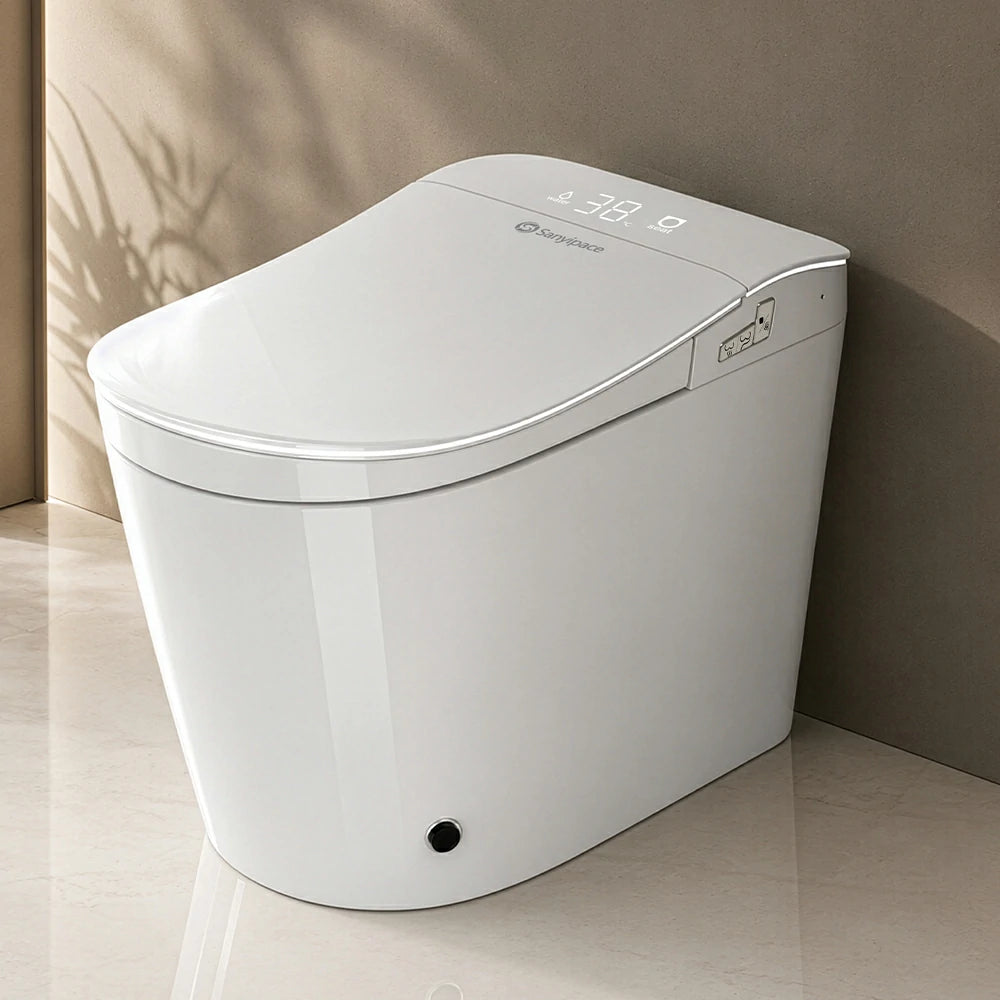 smart toilet with built-in bidet​