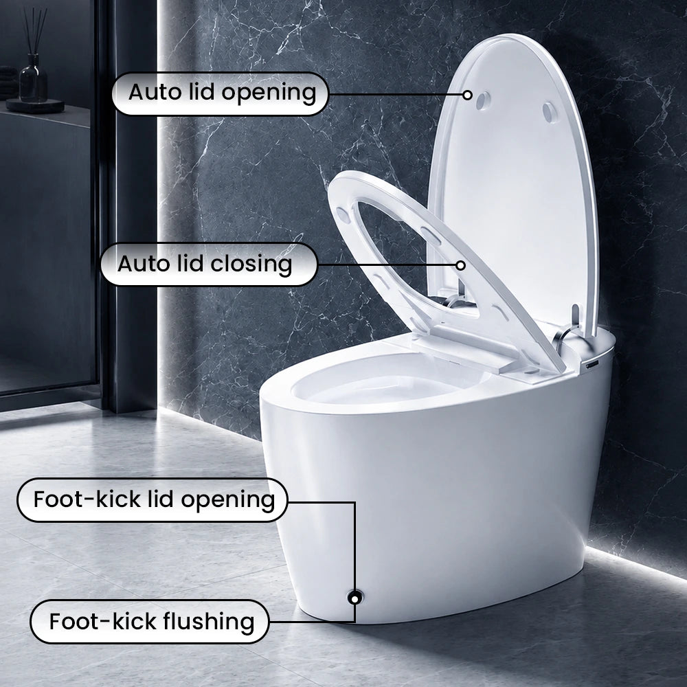 Sanyipace Aira WarmCare SD01Pro Smart Toilet hands-free operation
