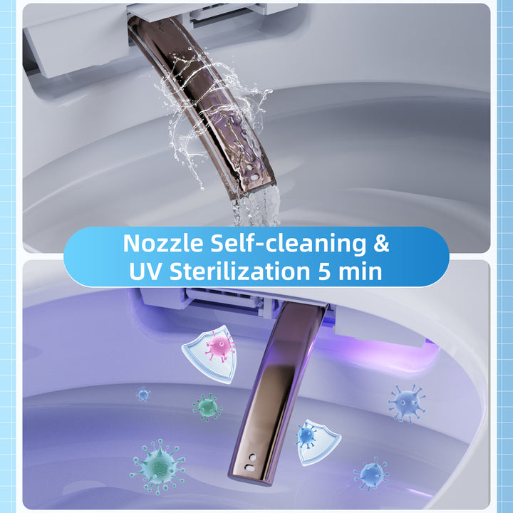 Smart Toilet with Rear & Front Wash, Child & Elder Mode | S021W